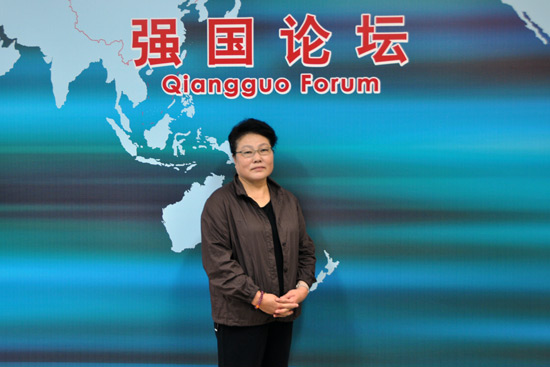 中国外汇投资研究院院长谭雅玲做客人民网强国论坛